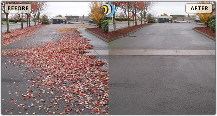 Power sweeping and street sweeping